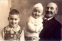 John Sieverts with Grandsons Fritze and Uve Senders