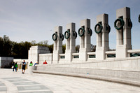 Details of the World War II Memorial, Washington DC