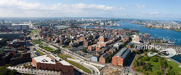 Boston Aerial Panorama I