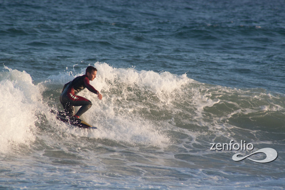 Surfers at Guadalmina Beach