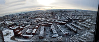 Panorama of Boston  Looknig down from Marriott Copley Square Pan I