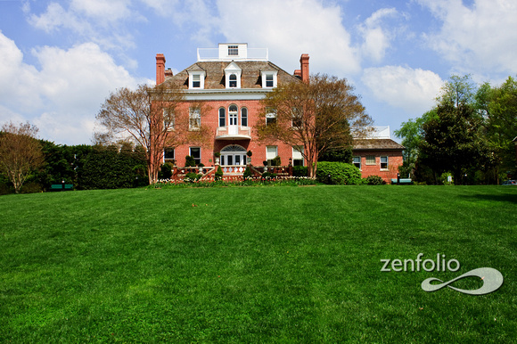 Kentlands Mansion in the Spring