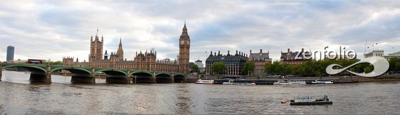 London Westminster and Whitehall Panorama