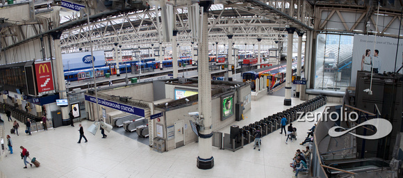 London Waterloo Station Panorama IV
