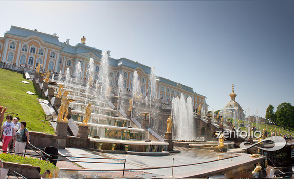 Peterhof Fountains Panorama I