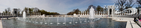Details of the World War II Memorial, Washington DC