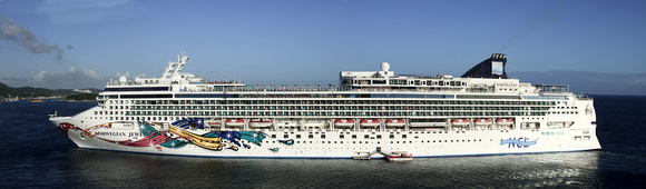 Norwegian Jewel Cruise Ship Panorama