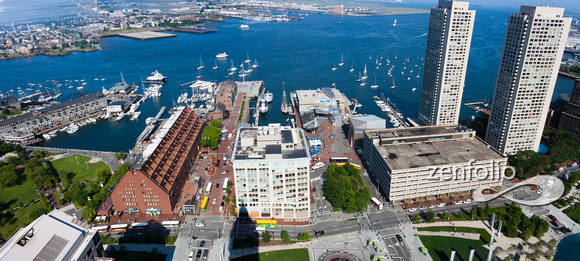 Boston Aerial Panorama III